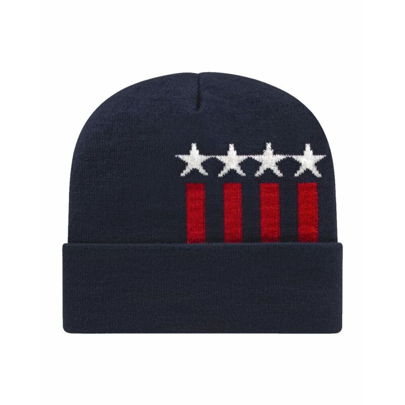 USA-Made Patriotic Cuffed Beanie Thumbnail
