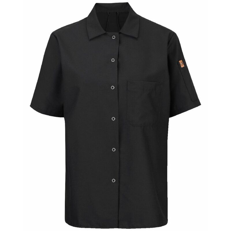 Women's Mimix™ Short Sleeve Cook Shirt with OilBlok Thumbnail