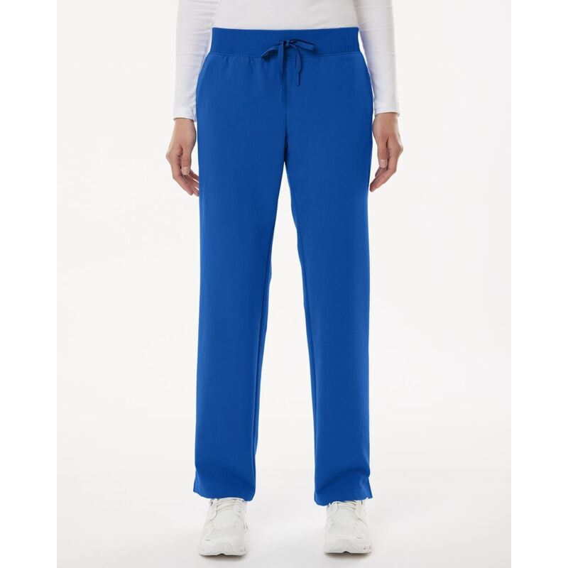 Women's Petite Sizes Xenos Essential Knit-Waist Scrub Pants Thumbnail