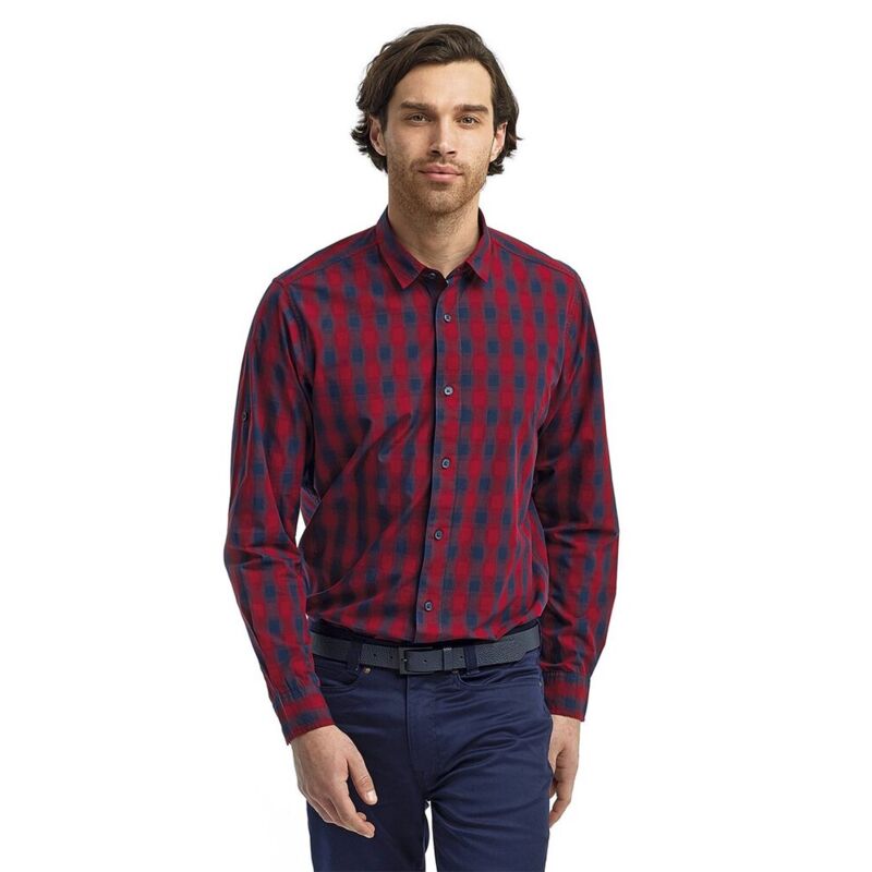 Men&#39;s Mulligan Check Cotton Shirt Thumbnail