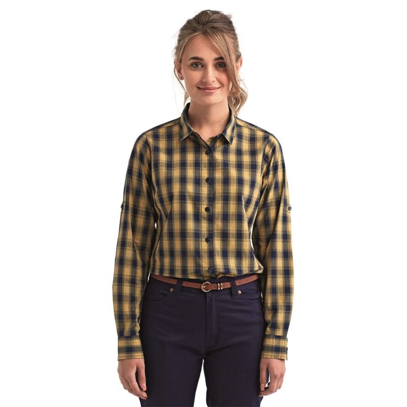 Women&#39;s Mulligan Check Cotton Dress Shirt Thumbnail