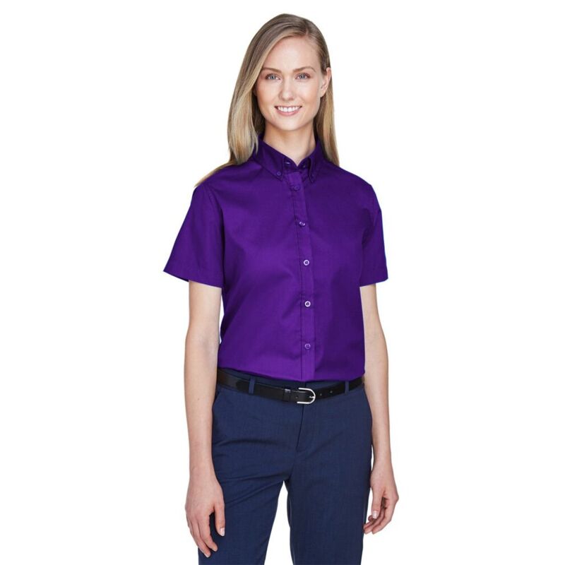 Women&#39;s Optimum Short Sleeve Twill Shirt Thumbnail
