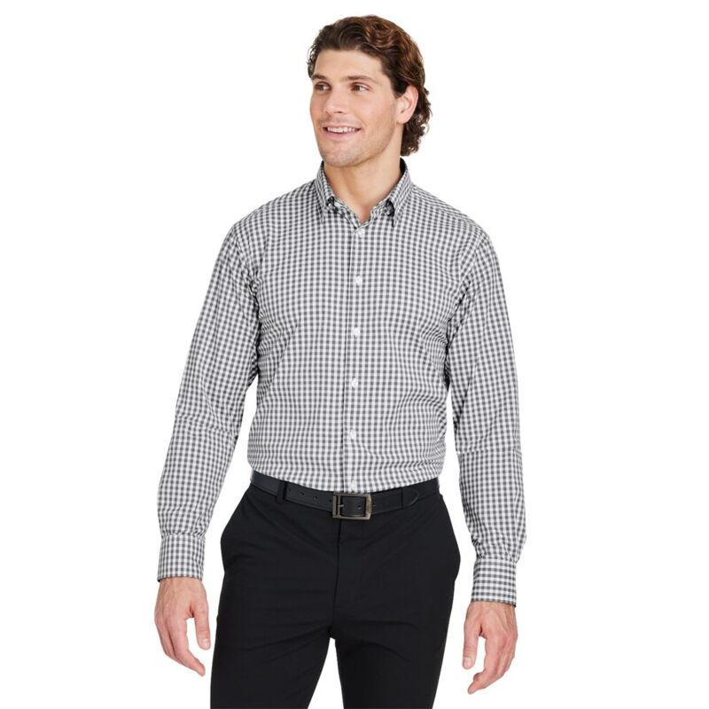 Men&#39;s CrownLux Performance® Gingham Dress Shirt Thumbnail