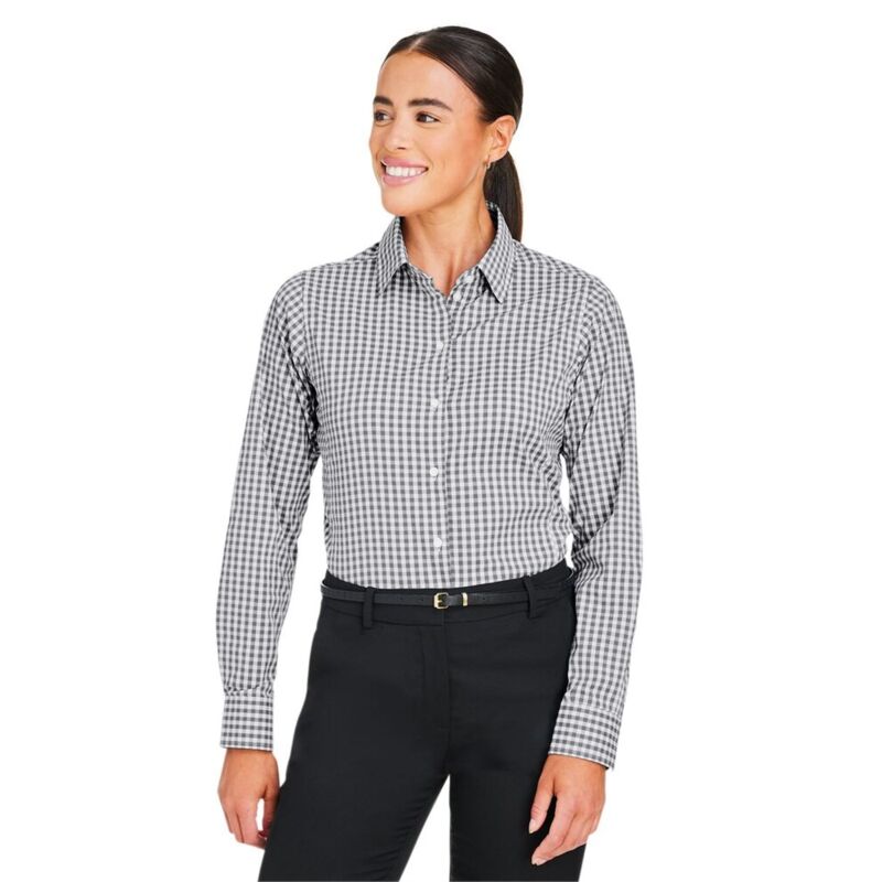 Women&#39;s CrownLux Performance® Gingham Dress Shirt Thumbnail