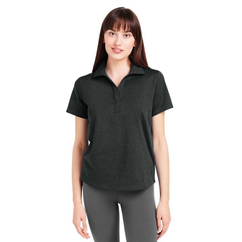 Women's Fairway Marbled Jersey Polo Thumbnail