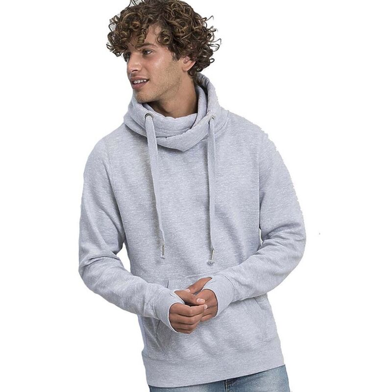 Unisex Cross Neck Hooded Sweatshirt Thumbnail