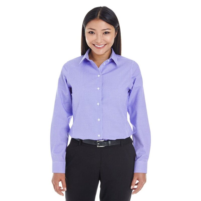 Women's Crown Collection® Royal Dobby Woven Dress Shirt Thumbnail
