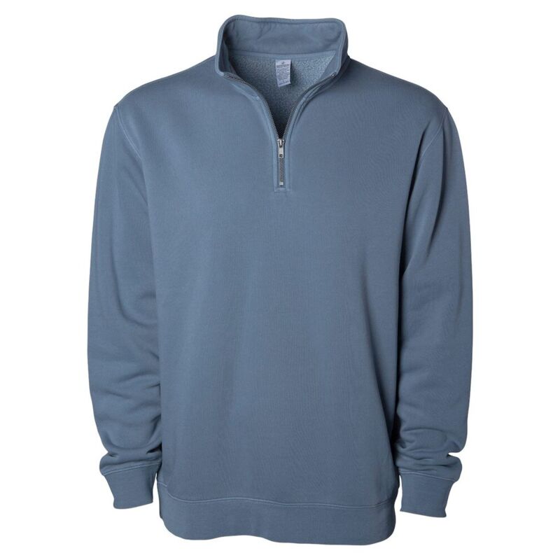Unisex Pigment-Dyed Quarter-Zip Pullover Thumbnail