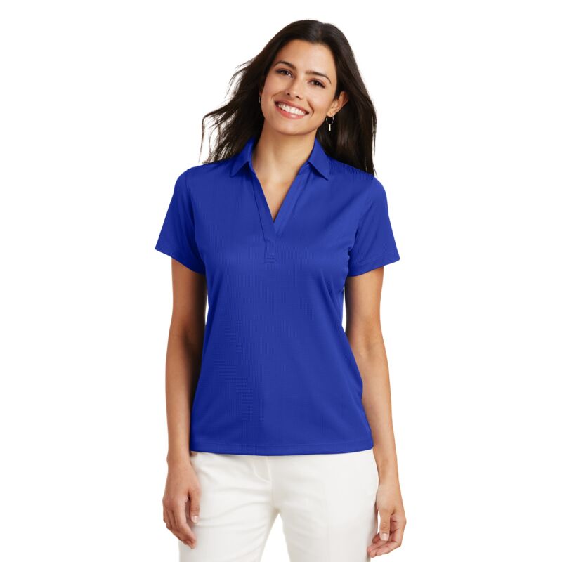 Women's Performance Fine Jacquard Polo Thumbnail