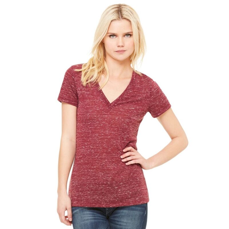 Women’s Jersey Deep V-Neck Tee Thumbnail