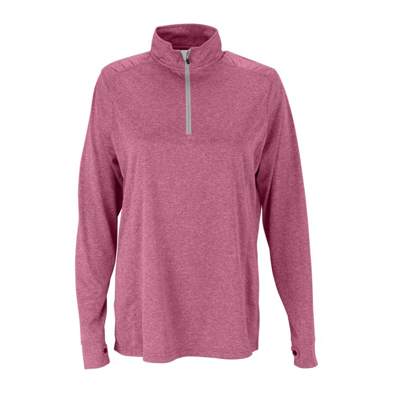 Women?s Vansport? M�lange 1/4-Zip Tech Pullover Thumbnail
