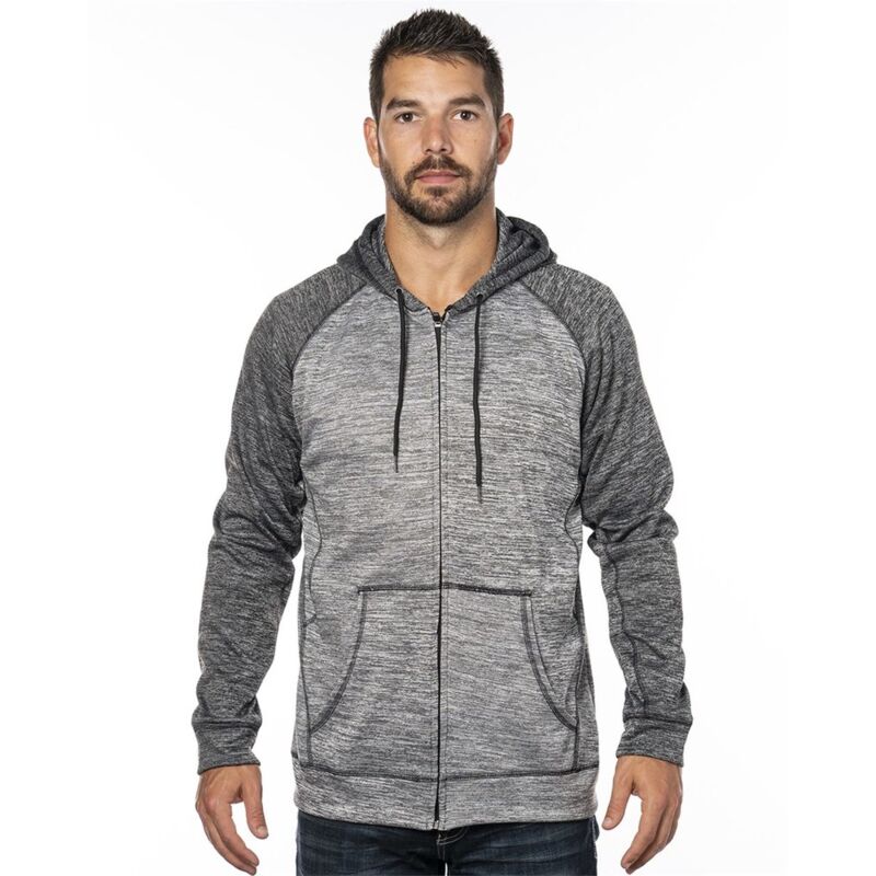 Men's Performance Raglan Full-Zip Sweatshirt Thumbnail