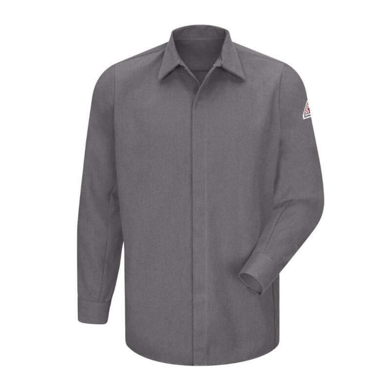 Men's Concealed-Gripper Pocketless Long Sleeve Shirt - CoolTouch® 2 Thumbnail