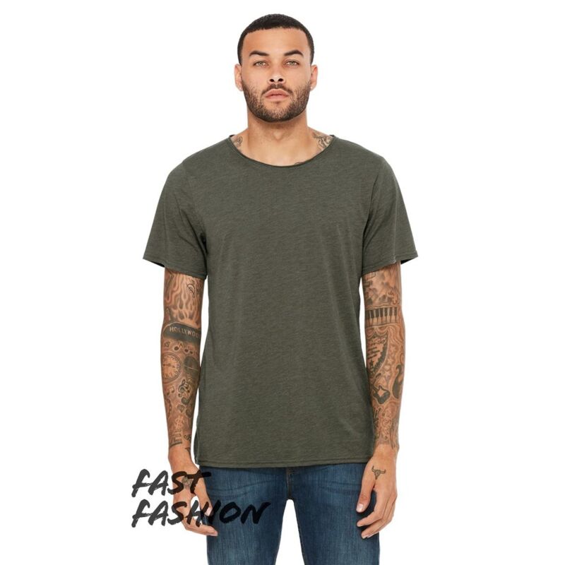 Unisex FWD Fashion Triblend Raw Neck Tee Thumbnail