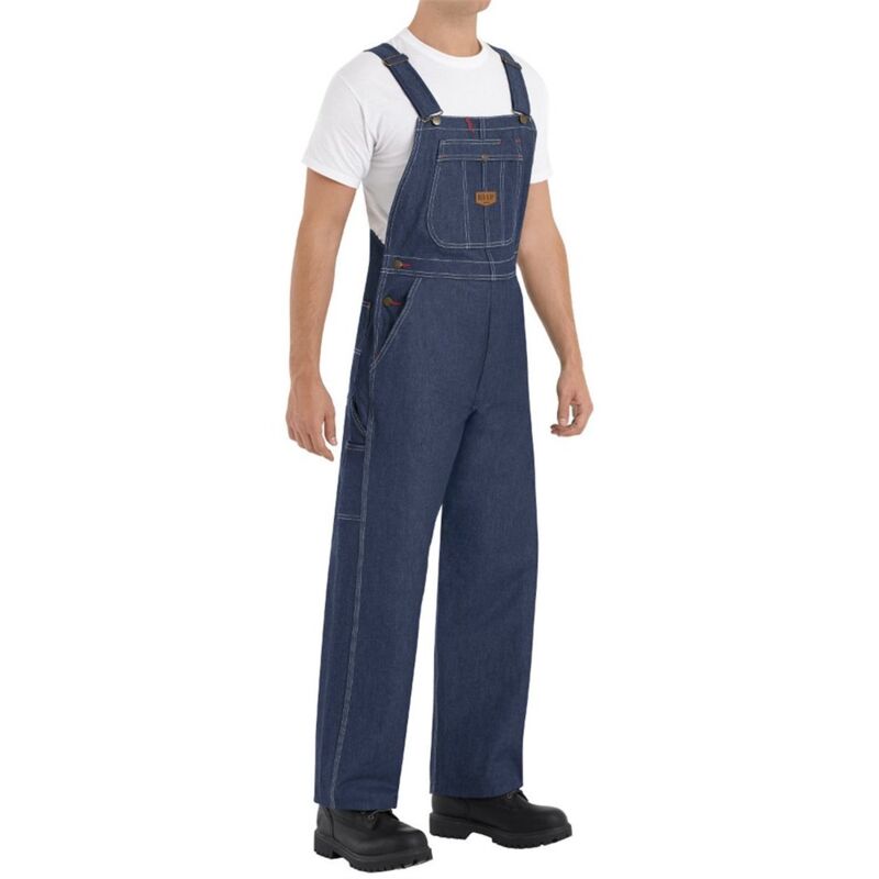 Men's Extended Sizes Denim Bib Overall Thumbnail