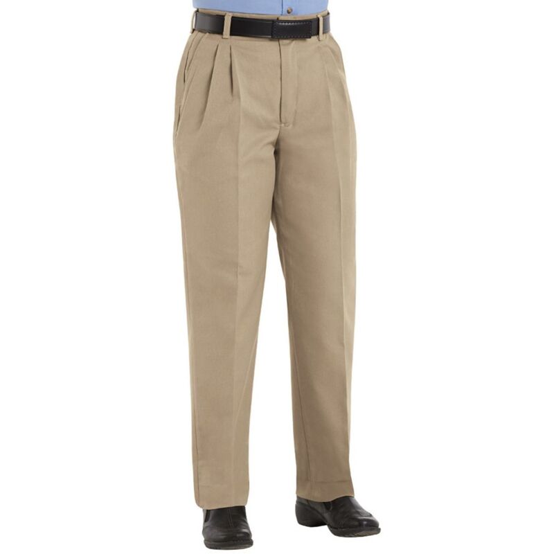 Women's Pleated Twill Slacks Thumbnail