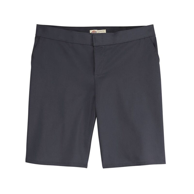 Women's Flat Front Shorts - Plus Thumbnail
