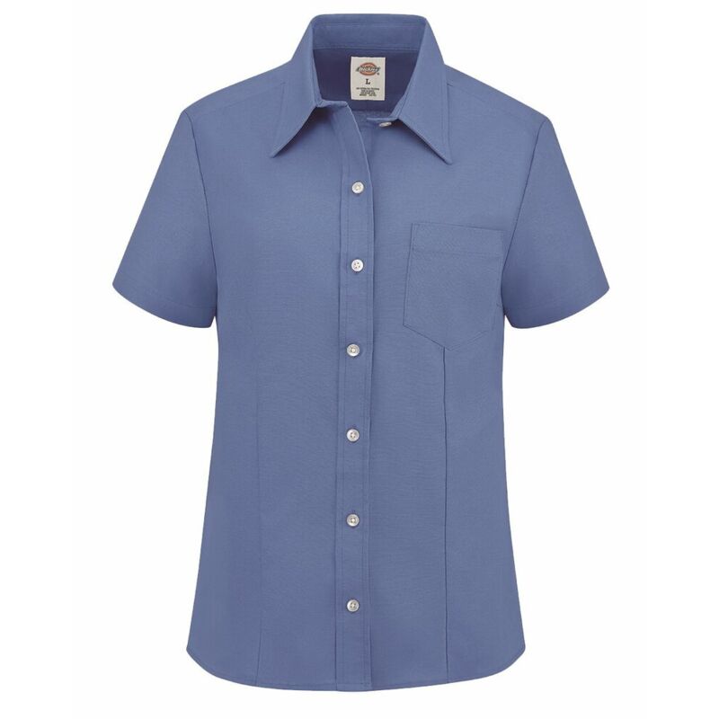 Women's Short Sleeve Stretch Oxford Shirt Thumbnail