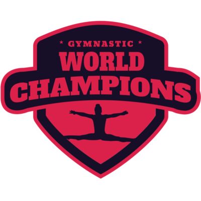 Gymnastic World Champions logo template Thumbnail
