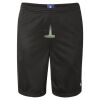Unisex Polyester Mesh 9" Shorts with Pockets Thumbnail