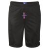 Unisex Polyester Mesh 9" Shorts with Pockets Thumbnail