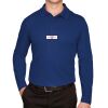 CrownLux Performance® Men's Plaited Long Sleeve Polo Thumbnail