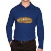 CrownLux Performance® Men's Plaited Long Sleeve Polo Thumbnail