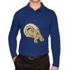 CrownLux Performance® Men's Plaited Long Sleeve Polo Thumbnail