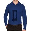 CrownLux Performance® Men's Plaited Long Sleeve Polo Thumbnail